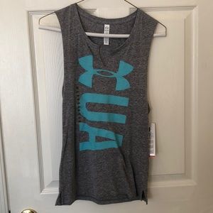 Under Armour grey tank top NWT